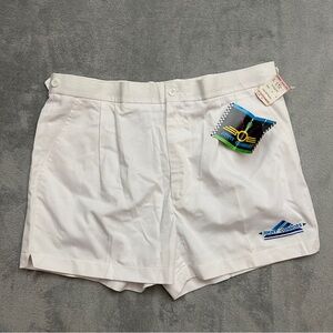 Jimmy Connors Vintage Tennis Shorts (Men's Size 36) White - 4"
